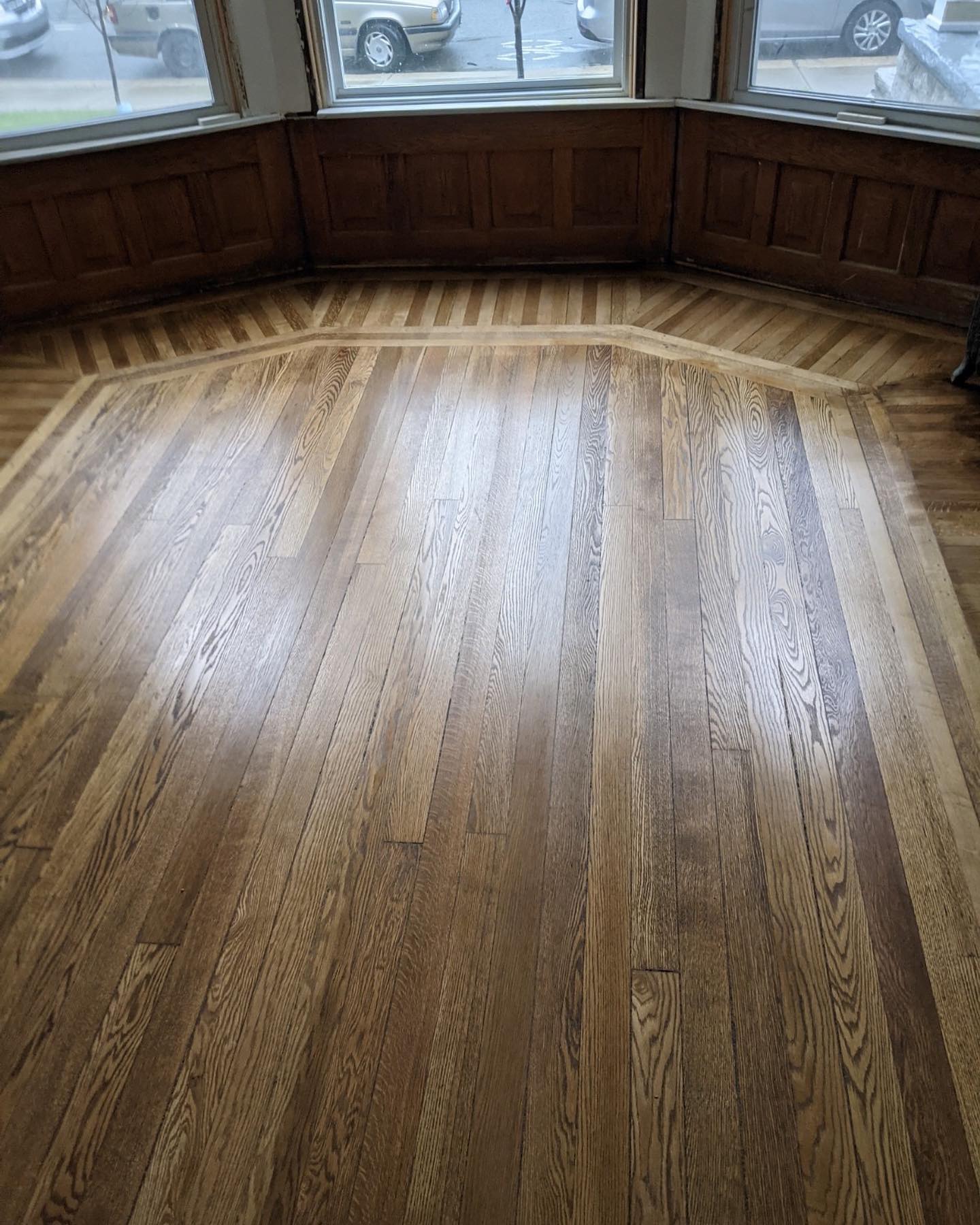 Historic floor restoration project